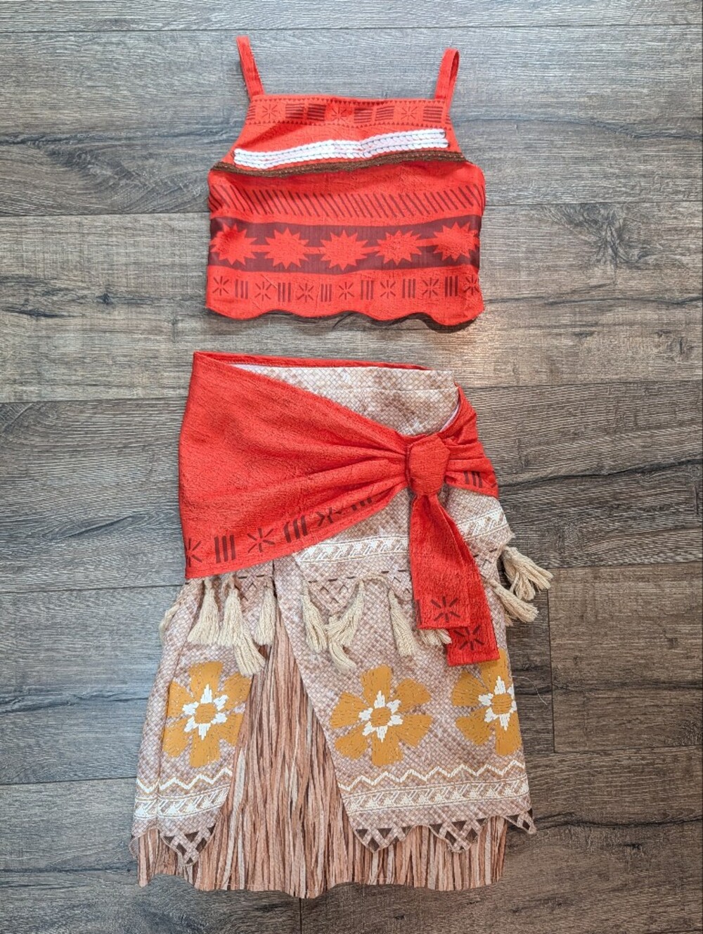 Moana Dress Size 5/6 Disney Parks Store Deluxe Costume Like New